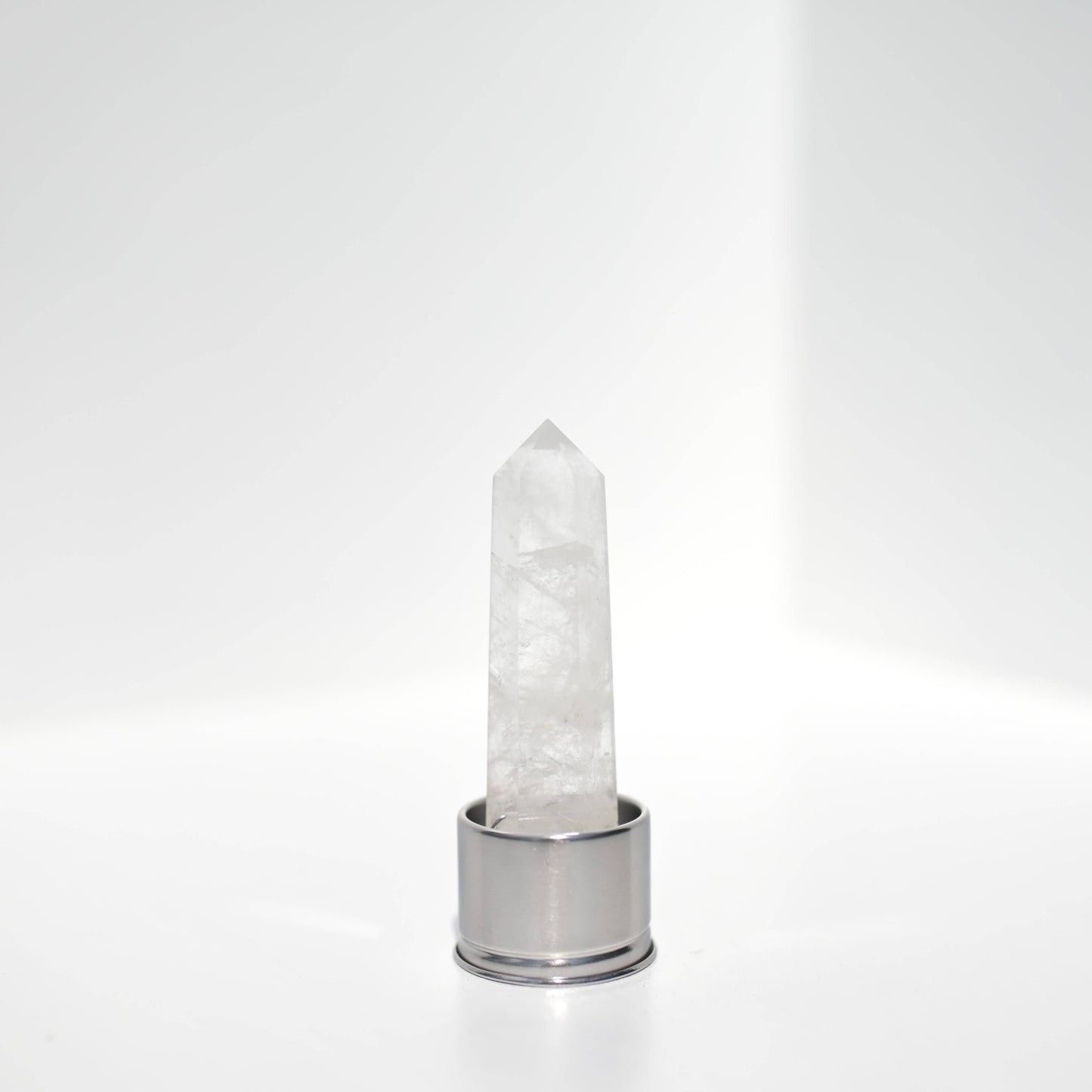 Crystal Clear Wand Water Bottle  - Clear Quartz