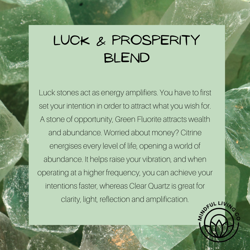 Crystal Clear in Love Elixir Bottle –Luck & Prosperity Blend