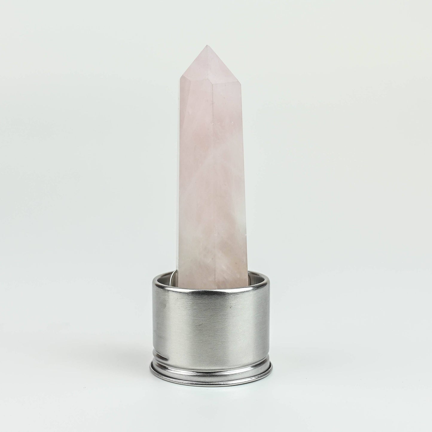 Crystal Clear Wand Water Bottle –  Rose Quartz - Love & Calm