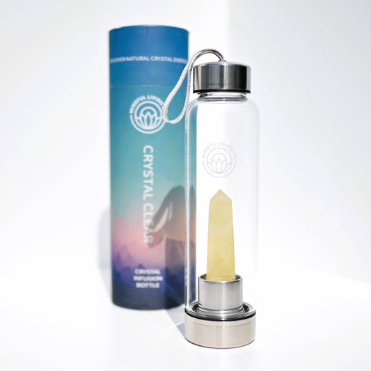 Crystal Clear Wand Water Bottle  - Citrine