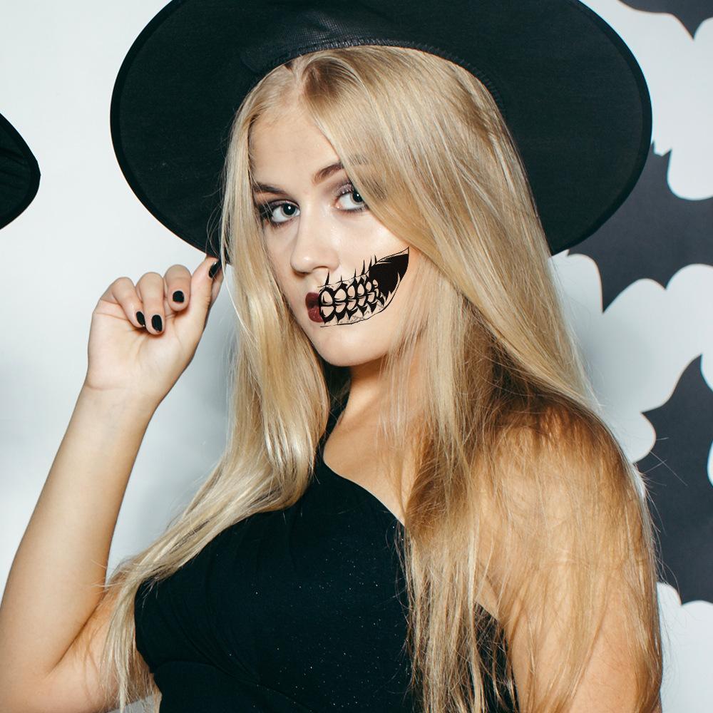 Pegatina de maquillaje para tatuajes de Halloween