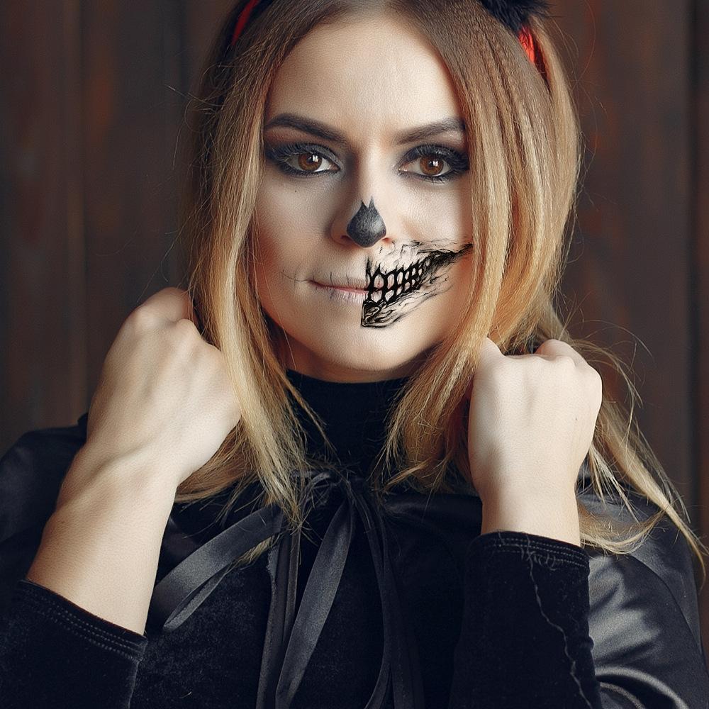 Pegatina de maquillaje para tatuajes de Halloween